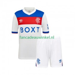 Rangers Wedstrijdshirt met Korting Uit Kind 2025-26 Korte Mouw
