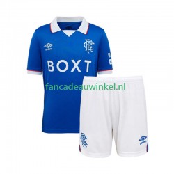 Rangers Wedstrijdshirt met Korting Thuis Kind 2025-26 Korte Mouw