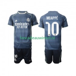 Real Madrid Wedstrijdshirt met Korting Mbappé Kylian 10 Uit Kind 2025-26 Korte Mouw