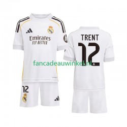 Real Madrid Wedstrijdshirt met Korting Trent Alexander-Arnold 12 Thuis Kind 2025-26 Korte Mouw