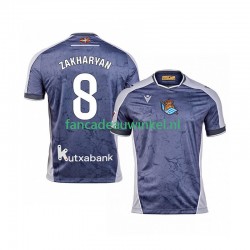Real Sociedad Wedstrijdshirt met Korting Arsen Zakharyan 8 Uit Heren 2025-26 Korte Mouw