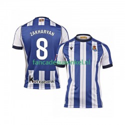 Real Sociedad Wedstrijdshirt met Korting Arsen Zakharyan 8 Thuis Heren 2025-26 Korte Mouw