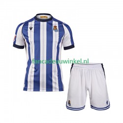 Real Sociedad Wedstrijdshirt met Korting Thuis Kind 2025-26 Korte Mouw