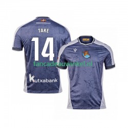 USA Real Sociedad Wedstrijdshirt met Korting Takef Kubo 14 Uit Heren 2025-26 Korte Mouw