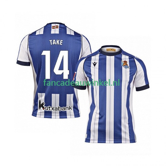 USA Real Sociedad Wedstrijdshirt met Korting Takef Kubo 14 Thuis Heren 2025-26 Korte Mouw