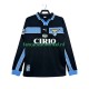 SS Lazio Wedstrijdshirt met Korting Retro Uit Heren 1998 1999 Lange Mouw