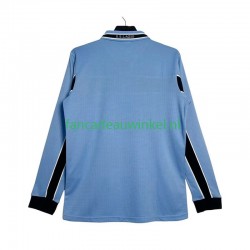 SS Lazio Wedstrijdshirt met Korting Retro Thuis Heren 1998 1999 Lange Mouw