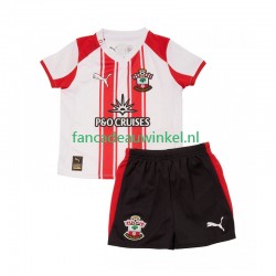 Southampton Wedstrijdshirt met Korting Thuis Kind 2025-26 Korte Mouw