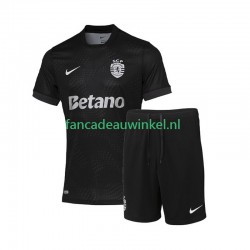 Sporting CP Wedstrijdshirt met Korting Uit Kind 2025-26 Korte Mouw