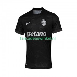 Sporting CP Wedstrijdshirt met Korting Uit Heren 2025-26 Korte Mouw