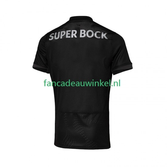 Sporting CP Wedstrijdshirt met Korting Uit Heren 2025-26 Korte Mouw