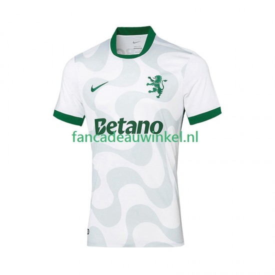 Sporting CP Wedstrijdshirt met Korting Vierde Heren 2025-26 Korte Mouw