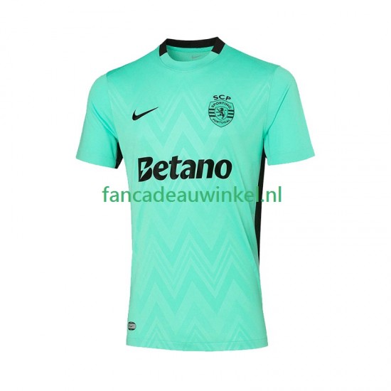 Sporting CP Wedstrijdshirt met Korting 3rd Heren 2025-26 Korte Mouw