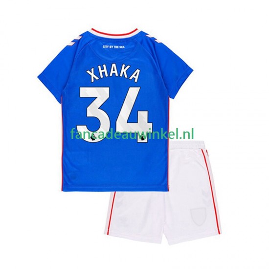 Wedstrijdshirt met Korting Sunderland Granit Xhaka 34 Uit Kind 2025-26 Korte Mouw