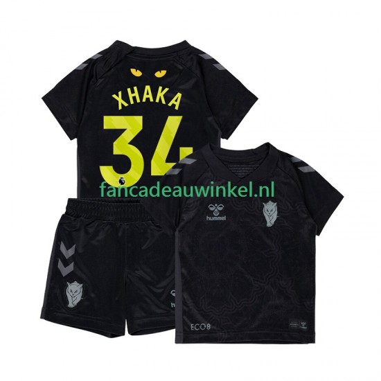 Wedstrijdshirt met Korting Sunderland Granit Xhaka 34 3rd Kind 2025-26 Korte Mouw