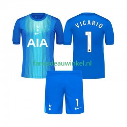Tottenham Hotspur Wedstrijdshirt met Korting Guglielmo Vicario 1 Keepersshirt Uit Kind 2025-26 Korte Mouw