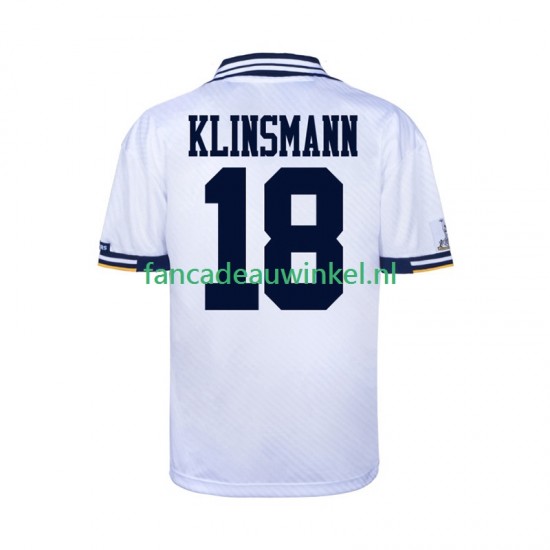 Tottenham Hotspur Wedstrijdshirt met Korting Retro Thuis Heren 1994 Korte Mouw