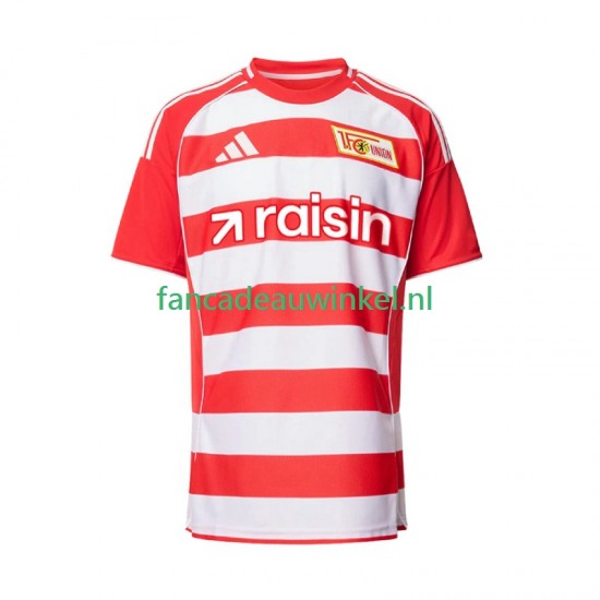 Union Berlin Wedstrijdshirt met Korting Thuis Heren 2025-26 Korte Mouw
