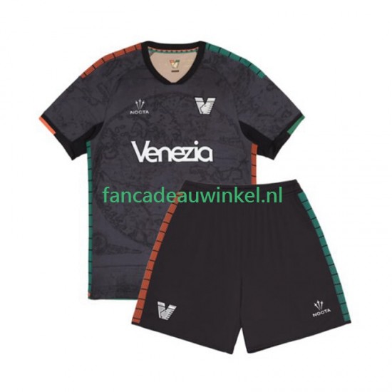 Venezia Wedstrijdshirt met Korting Thuis Kind 2025-26 Korte Mouw