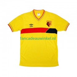 Watford Wedstrijdshirt met Korting 1985 Retro Thuis Heren Korte Mouw