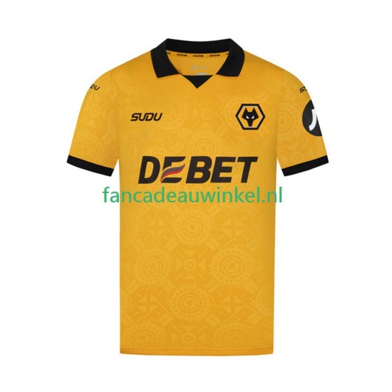Wolverhampton Wanderers Wedstrijdshirt met Korting Thuis Heren 2025-26 Korte Mouw