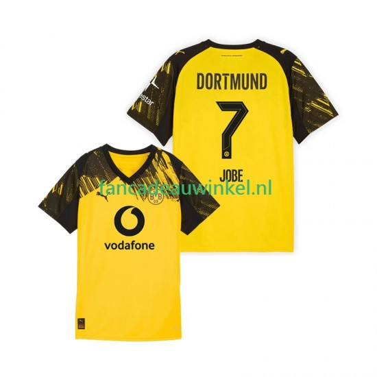 Borussia Dortmund Wedstrijdshirt met Korting Jobe Bellingham 7 Thuis Heren 2025-26 Korte Mouw