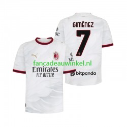 AC Milan Wedstrijdshirt met Korting Gimenez 7 Uit Heren 2026-27 Korte Mouw