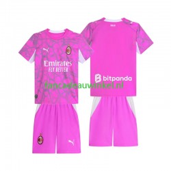 AC Milan Wedstrijdshirt met Korting Keepersshirt Uit Kind 2026-27 Korte Mouw