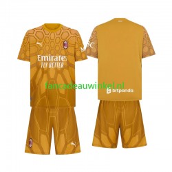 AC Milan Wedstrijdshirt met Korting Keepersshirt Thuis Kind 2026-27 Korte Mouw