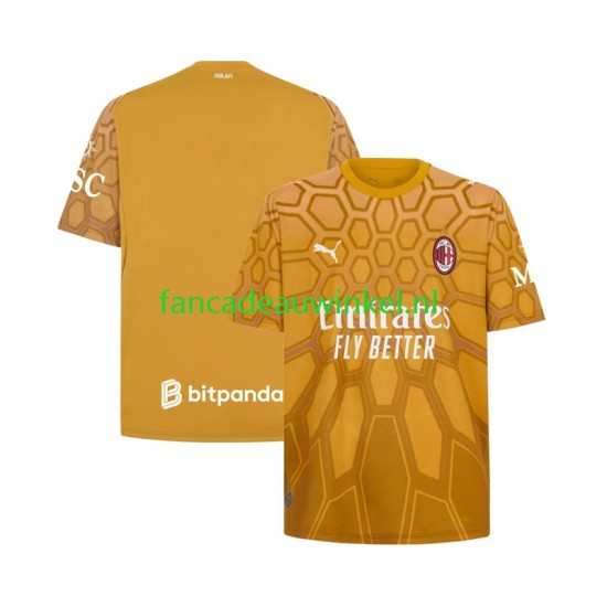 AC Milan Wedstrijdshirt met Korting Keepersshirt Thuis Heren 2026-27 Korte Mouw