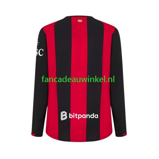 AC Milan Wedstrijdshirt met Korting Thuis Heren 2026-27 Lange Mouw