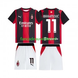 AC Milan Wedstrijdshirt met Korting Ibrahimovic 11 Thuis Kind 2026-27 Korte Mouw