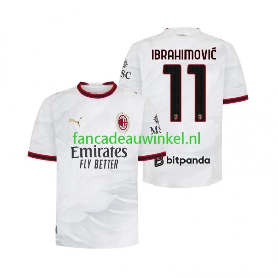 AC Milan Wedstrijdshirt met Korting Ibrahimovic 11 Uit Heren 2026-27 Korte Mouw