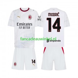 AC Milan Wedstrijdshirt met Korting Modrić Luka 14 Uit Kind 2026-27 Korte Mouw