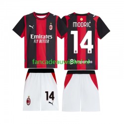 AC Milan Wedstrijdshirt met Korting Modrić Luka 14 Thuis Kind 2026-27 Korte Mouw