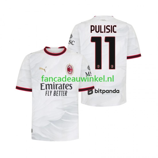 AC Milan Wedstrijdshirt met Korting Pulisic 11 Uit Heren 2026-27 Korte Mouw
