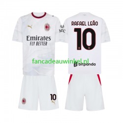 AC Milan Wedstrijdshirt met Korting Rafael Leao 10 Uit Kind 2026-27 Korte Mouw