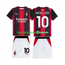 AC Milan Wedstrijdshirt met Korting Rafael Leao 10 Thuis Kind 2026-27 Korte Mouw