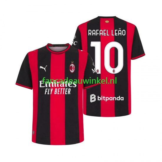 AC Milan Wedstrijdshirt met Korting Rafael Leao 10 Thuis Heren 2026-27 Korte Mouw