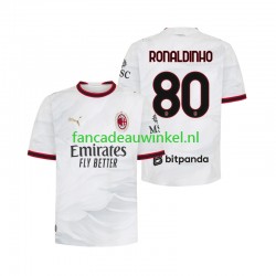 AC Milan Wedstrijdshirt met Korting Ronaldinho 80 Uit Heren 2026-27 Korte Mouw