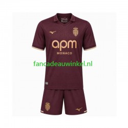 AS Monaco Wedstrijdshirt met Korting Uit Kind 2026-27 Korte Mouw
