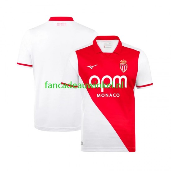 AS Monaco Wedstrijdshirt met Korting Thuis Heren 2026-27 Korte Mouw