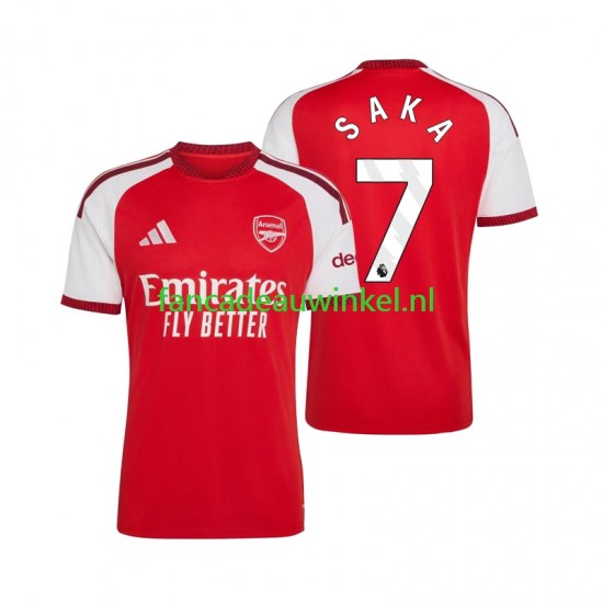 Arsenal Wedstrijdshirt met Korting Bukayo Saka 7 Thuis Heren 2026-27 Korte Mouw