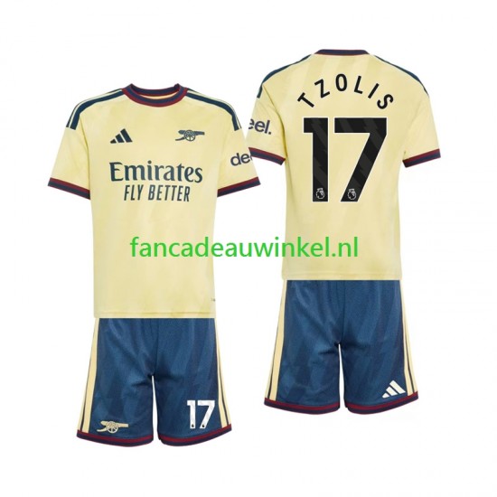 Arsenal Wedstrijdshirt met Korting Christos Tzolis 17 3rd Kind 2026-27 Korte Mouw
