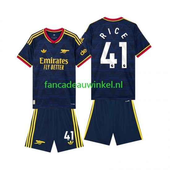 Arsenal Wedstrijdshirt met Korting Declan Rice 41 Uit Kind 2026-27 Korte Mouw