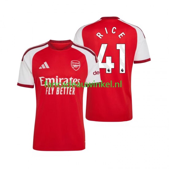 Arsenal Wedstrijdshirt met Korting Declan Rice 41 Thuis Heren 2026-27 Korte Mouw