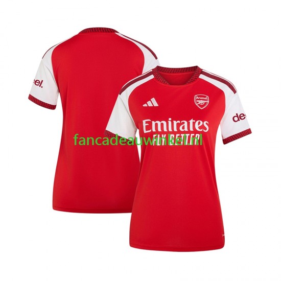 Arsenal Wedstrijdshirt met Korting Thuis Dames 2026-27 Korte Mouw