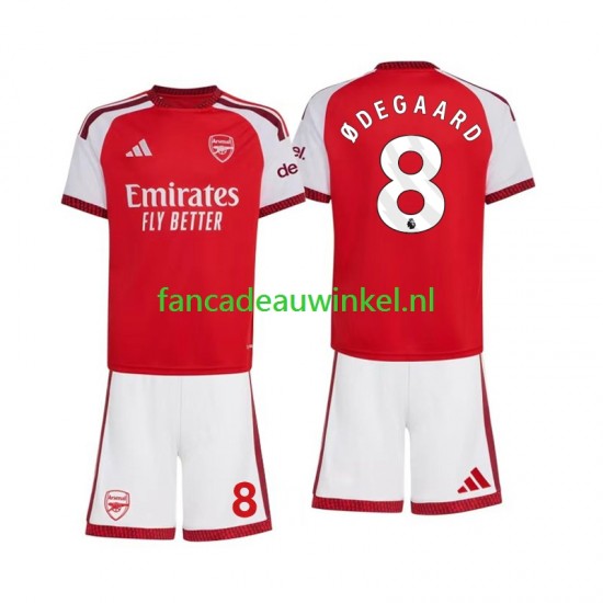Arsenal Wedstrijdshirt met Korting Martin Odegaard 8 Thuis Kind 2026-27 Korte Mouw