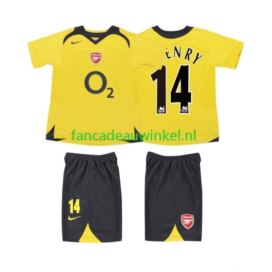 Arsenal Wedstrijdshirt met Korting Thierry Henry 14 2005 Retro Uit Kind 2006 Korte Mouw
