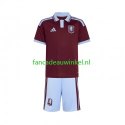 Aston Villa Wedstrijdshirt met Korting Thuis Kind 2026-27 Korte Mouw